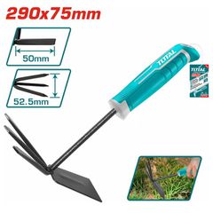 Σκαλιστήρι ΜΙΝΙ Κήπου TOTAL Μεταλλικό 290mm ( THGT979K )