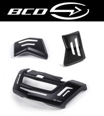 BCD DESIGN ΣΕΤ ΚΑΛΥΜΜΑΤΑ ΦΛΑΣ ΕΜΠΡΟΣ-ΠΙΣΩ BLACK MATT YAMAHA N-MAX 125/ N-MAX 155 2015-2020