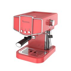 Καφετιέρα Espresso 19 Bar ZEspresso Χρώματος Κόκκινο TurboTronic TT-CM23 Red