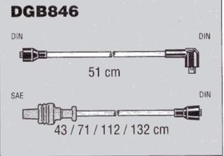 ΜΠΟΥΖΟΚΑΛΩΔΙΑ ΣΕΤ CITROEN GS-GSA-GSX (LUCAS)