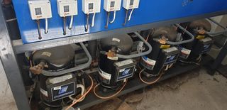Ψυκτικό μηχάνημα multy 4Χ15Hp   (60HP)   ( κομπλέ με συμπυκνωτή και πίνακα αυτοματισμού )