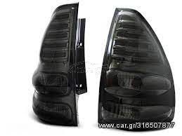 TOYOTA LAND CRUISER 120 03-09 SMOKE LED φαναρια πισω eautoshop gr 