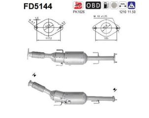 ΦΙΛΤΡO DPF NISSAN JUKE 1.5cc 2010- KARALOIZOS exhaust