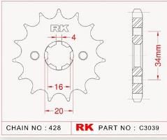 ΓΡΑΝΑΖΙ ΚΙΝΗΣ C3039 14Δ 1263 RK