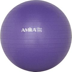 Μπάλα γυμναστικής AMILA GYMBALL 55cm Μωβ - 95830