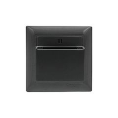 Διακόπτης μαγνητικής κάρτας 10.090.10.01.02 12V DC 30mΑ μαύρο ματ κατάλληλος για δωμάτια ξενοδοχείων