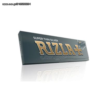 Χαρτάκια στριφτών τσιγάρων Rizla ασημί 100 τεμαχίων [10706004]