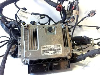 H1B1-12A650-EA / HA6A-12B684-NA Bosch 1,0 Ecoboost 125ps M1JC  Εγκέφαλος Μηχανής Βενζίνης και Καλωδίωση Μηχανής Ford Fiesta 2018-