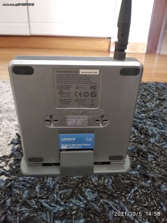 MODEM ROUTER LINKSYS WAG200G
