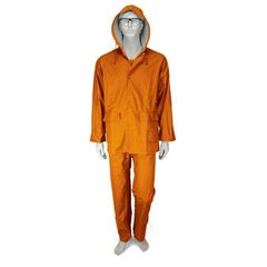 Αδιάβροχο κοστούμι PU με κουκούλα ενισχυμένο GALAXY COMFORT PLUS 503 χρώμα Πορτοκαλί ( 503 )