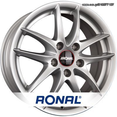 ΖΑΝΤΕΣ ΑΛΟΥΜΙΝΙΟΥ RONAL R46 SILVER 6.5X15 4X100 ET38 ΜΟΝΟ399ΕΥΡΩ