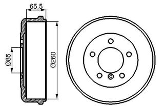 ΤΑΜΠΟΥΡΟ MERCEDES G-CLASS W460,W461,W463-HENSCHEL 2t-T1-T2/LN1 (NORRBIT)