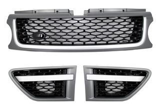 Κεντρική Μάσκα και Αεραγωγοί πλαϊνοί Assembly για Land Range Sport Facelift L320 (2010-2013) Autobiography Look Platinum Black Edition