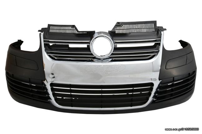 Μπροστινός Προφυλακτήρας για VW Golf V 5 (2003-2007) Jetta (2005-2010) R32 Look Chrome Grill