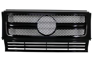 Μπροστινή Μάσκα για MERCEDES W463 G-Class (1990-2012) New G65 G63 Design Piano Full Black Edition