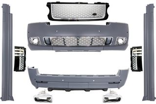 Body Kit για Land Range Rover Vogue L322 (2002-2012) Black/Silver Grille Edition Autobiography Design