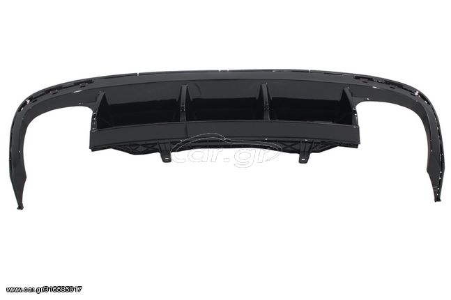 Πίσω Προφυλακτήρας Διαχύτης Diffuser για VW Passat CC (2012-2017) R Line Design Twin Double Exhaust