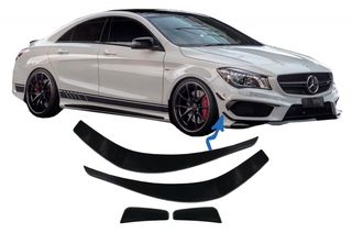 Μπροστινός Προφυλακτήρας Splitters Fins Aero για MERCEDES CLA W117 C117 X117 (2013-2016) CLA45 Design