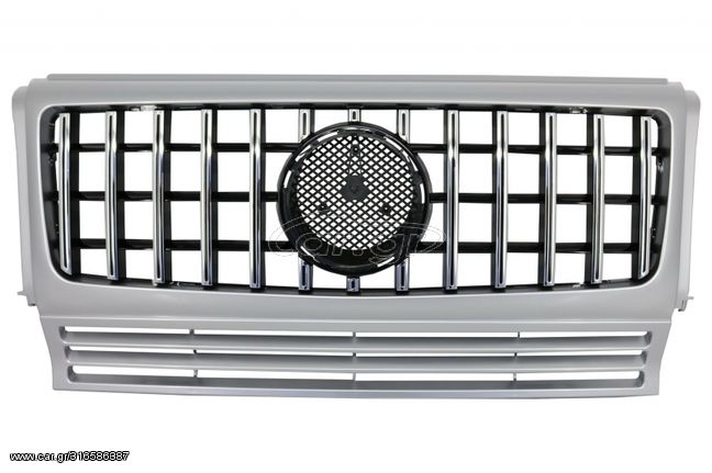 Μπροστινή Μάσκα για MERCEDES G-Class W463 (1990-2014) G63 GT-R Panamericana Design Silver