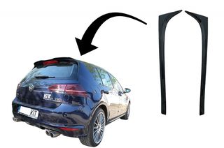 Trunk Πίσω Window Fin Spoiler για VW Golf 7 & 7.5 (2012-2020) GTI Design Piano Black