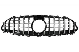 Κεντρική Μάσκα για MERCEDES CLS-Class C257 (2018-up) Panamericana GTR Design Black - Chrome PDC / Camera