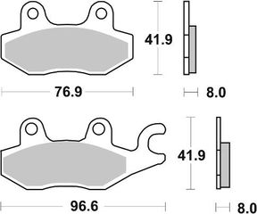 ΤΑΚΑΚΙΑ MOTO ΕΜΠΡΟΣ AP RACING KAWASAKI KAZE R-thumb-1