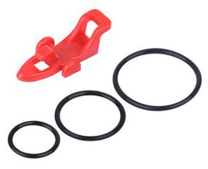 POWERTECH holder για αγκίστρι ψαρέματος FISH-0026, 3 δαχτυλίδια, κόκκινο