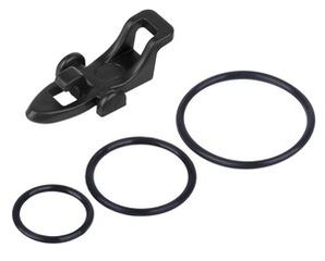 POWERTECH holder για αγκίστρι ψαρέματος FISH-0016, 3 δαχτυλίδια, μαύρο