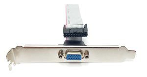 POWERTECH Adapter DB15 αρσενικό σε 16PIN flat καλώδιο με βάση , SLOT-002