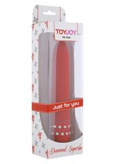DIAMOND RED SUPERBE VIBRATOR 11,5 εκ-thumb-1