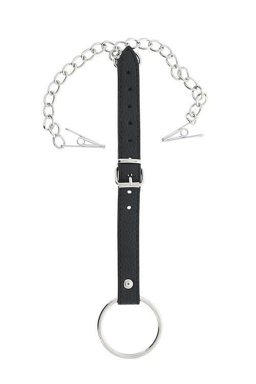 BLAZE NIPPLE CLAMPS & PENIS RING