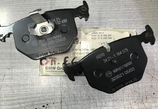 Σετ τακάκια, δισκόφρενα οπίσθια bmw E60 - E63 (ΓΝΗΣΙΑ) 34216763043 WVA 21282, 23732, 23737, 23550, 23551, 24098 