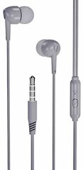 XO EP37 In-ear Handsfree 1.15M Γκρι (16.002.0037)