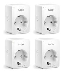 TP-LINK smart αντάπτορας ρεύματος TAPO-P100, Wi-Fi, ΒΤ, Ver. 1.0, 4τμχ