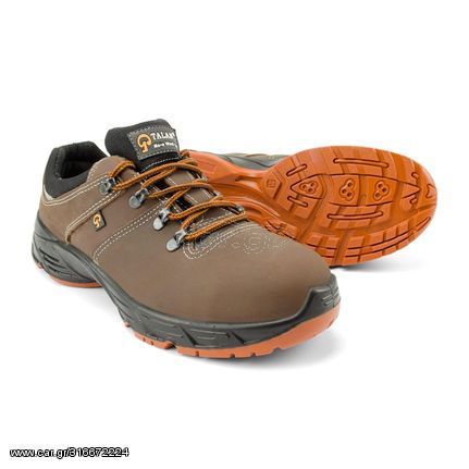 Παπούτσια σκαρπίνια ασφαλείας TALAN STYLER S3 A117 με Προστασία δακτύλων Αδιάβροχα & σόλα Ανθεκτική σε Λάδια & Πετρελαιοειδή χρώμα Καφέ No.37-47 ( A117 )
