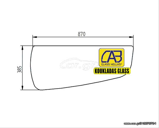 LIEBHERR A904C - ΚΡΥΣΤΑΛΛΟ ΠΟΡΤΑΣ ΚΑΤΩ