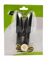 ΦΛΑΣ ΜΟΤΟΣΥΚΛΕΤΩΝ MINI LED/T1037 ΜΑΥΡΑ-ΚΑΘ. (ΔΙΑΔΟΧΙΚΟΣ ΦΩΤ.) UNIVERSAL