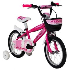 Δρόμου - Κούρσας Alpina 2021 Ποδήλατο παιδικό Alpina Girls 14" 2021 PINK