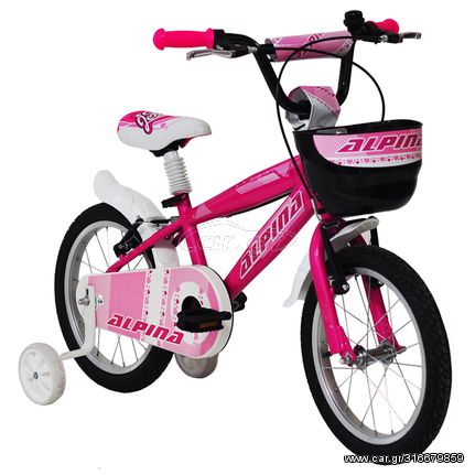 Alpina '21 Ποδήλατο παιδικό  Girls 14" 2021 PINK