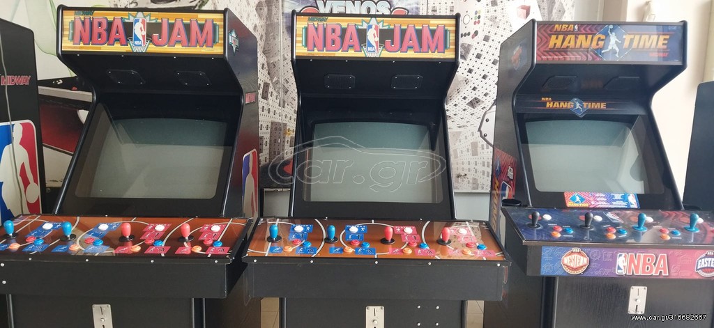 NBA JAM ARCADE MIDWAY HANG TIME VENOS GAMES