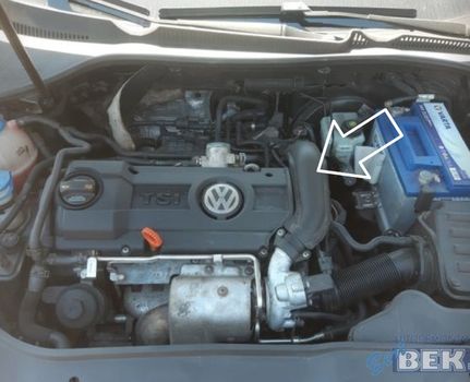 Πλαστικός σωλήνας τουρμπίνες πεταλούδας vw golf 5 tsi 122