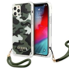 Guess GUHCP12LKSARKA iPhone 12 Pro Max 6.7" green/khaki hardcase Camo Collection