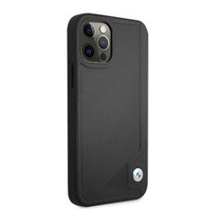 BMW Leather Deboss Case for iPhone 12 Pro Max - Black-thumb-3