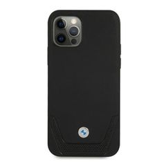BMW Leather Perforate Case for iPhone 12 Pro Max - Black-thumb-2