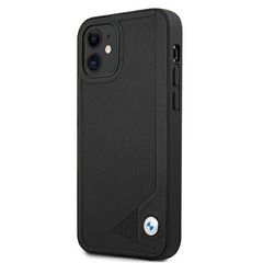BMW Leather Deboss case for iPhone 12 mini - black-thumb-1