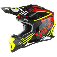 O’NEAL 2SRS YOUTH HELMET RUSH V.22 RED/NEON YELLOW L (53/54 CM)