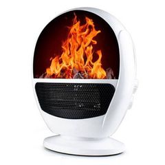Kεραμικό αερόθερμο Led με Εφέ Φλόγας 500 - 1500 Watt Flame Heater