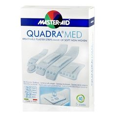 Master Aid Quadra Med Strip Διάφορα 40τμχ