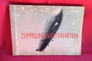 "Zeppelin-Weltfahrten" συλλεκτικό Γερμανικό λεύκωμα έκδοση 1932.