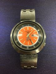 Seiko 5 SPORTS Jumbo UFO Cal.6119 Orange Men's Vintage Wrist Watch